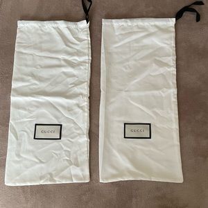 Gucci Satin dustbag set